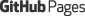 GitHub Pages Logo